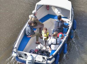 skippered boat hire on the river severn